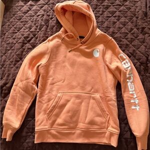 Carhartt Orange Hoodie Sweater